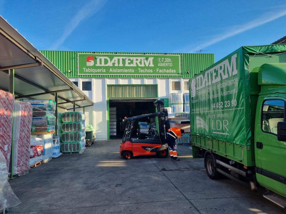 IDATERM almacén Alicante distribuidor profesional para materiales de obra delegación BILBAO