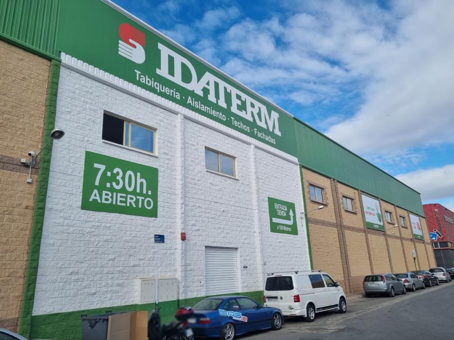 IDATERM almacén Alicante distribuidor profesional para materiales de obra delegación Málaga