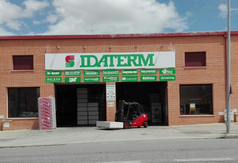 IDATERM almacén Alicante distribuidor profesional para materiales de obra delegación Segovia