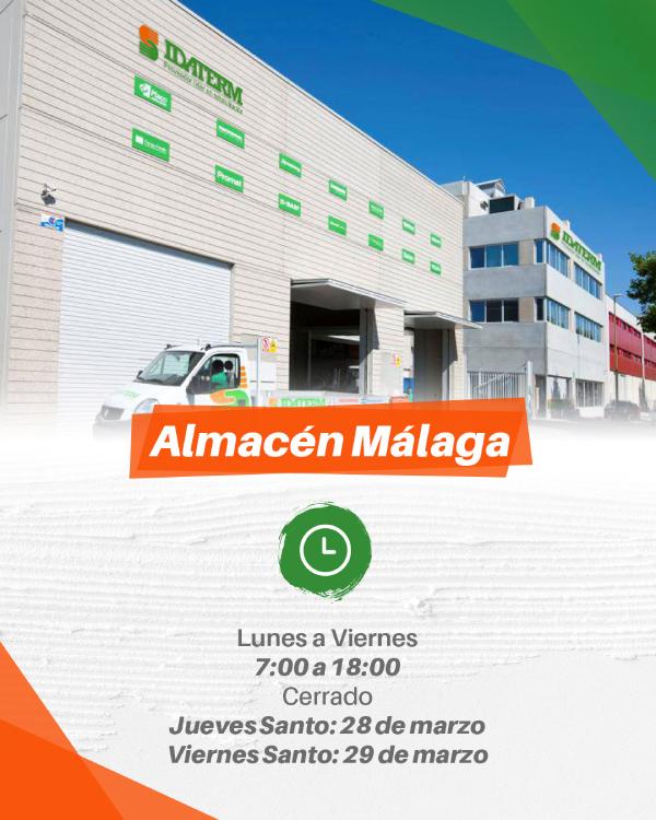 foto almacén materiales de construcción Idaterm Málaga