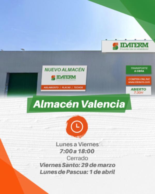 foto almacén materiales de construcción Idaterm Valencia