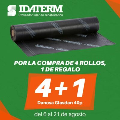 Este Verano Aprovecha la Oferta Especial en Danosa Glasdan 40p en Idaterm