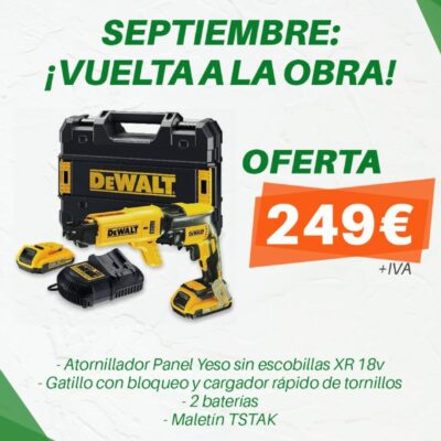 ¡Atornillador DeWalt XR 18V en Oferta Exclusiva para Profesionales!