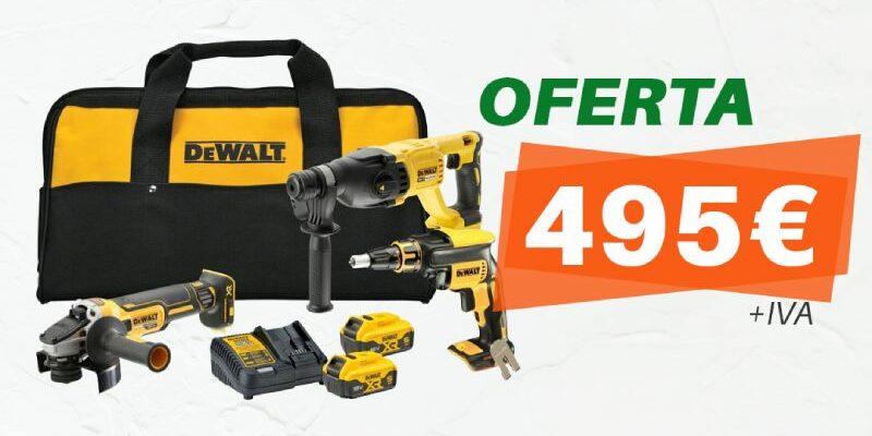 ¡Equípate para la Vuelta a la Obra con el Kit Placa DeWalt!