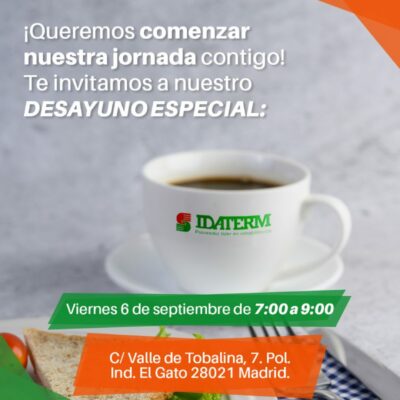 Comienza tu día con energía: Un desayuno especial con Idaterm