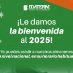 ¡Feliz Año Nuevo 2025 de parte del Equipo Idaterm!