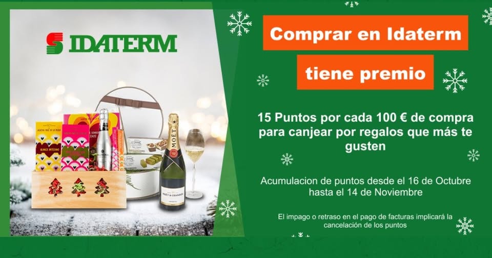 ¡Comprar en Idaterm tiene Premio! Gana Puntos y Canjéalos por Regalos