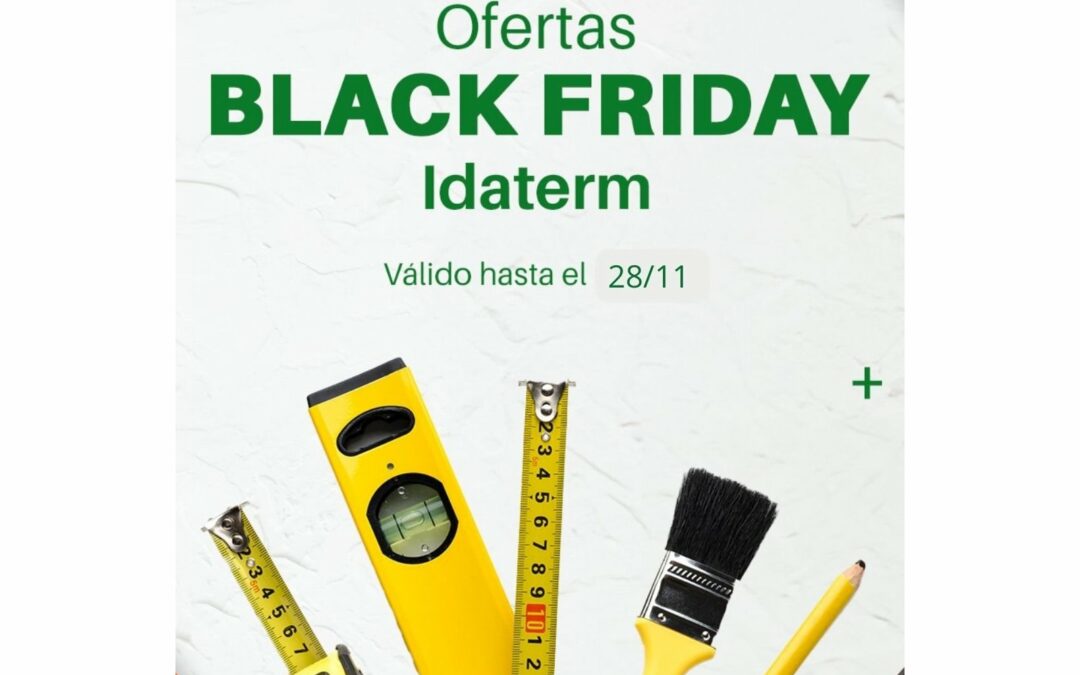 Black Friday Profesional en Idaterm: Optimice Costes y Stock con Descuentos Únicos