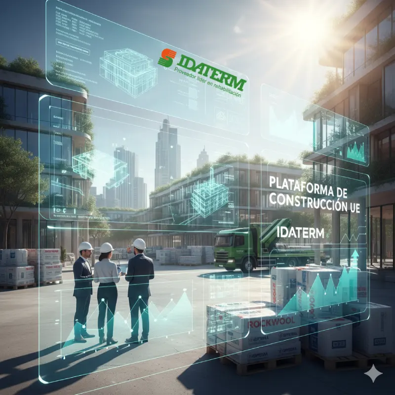 Materiales de construcción sostenibles y soluciones eficientes para rehabilitación energética.